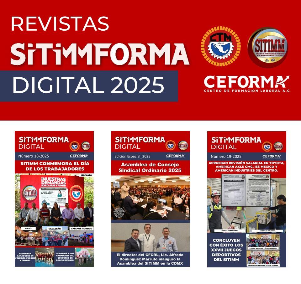 Catálogo de Revistas SITIMMFORMA Digital 2025